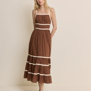 French Style Cami Midi Dress